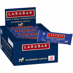 LÄRABAR Blueberry Muffin bar in a box, gluten-free vegan snack on the go.