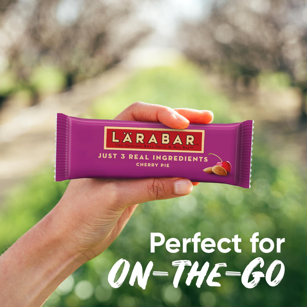 Larabar Cherry Pie in lunchbox suggests easy daily energy on the go
