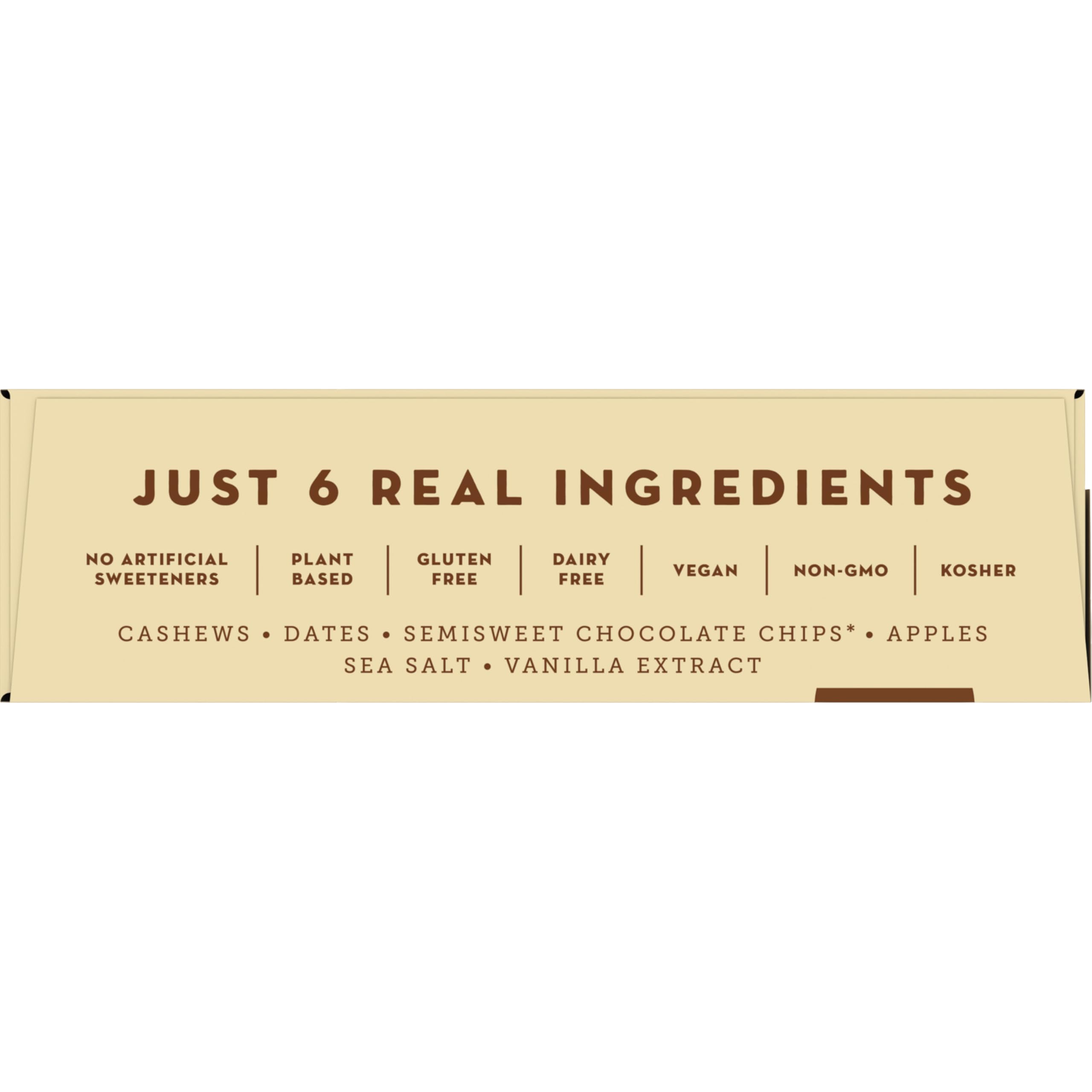 LÄRABAR Chocolate Chip Cookie Dough bar held in hand, ready to snack.