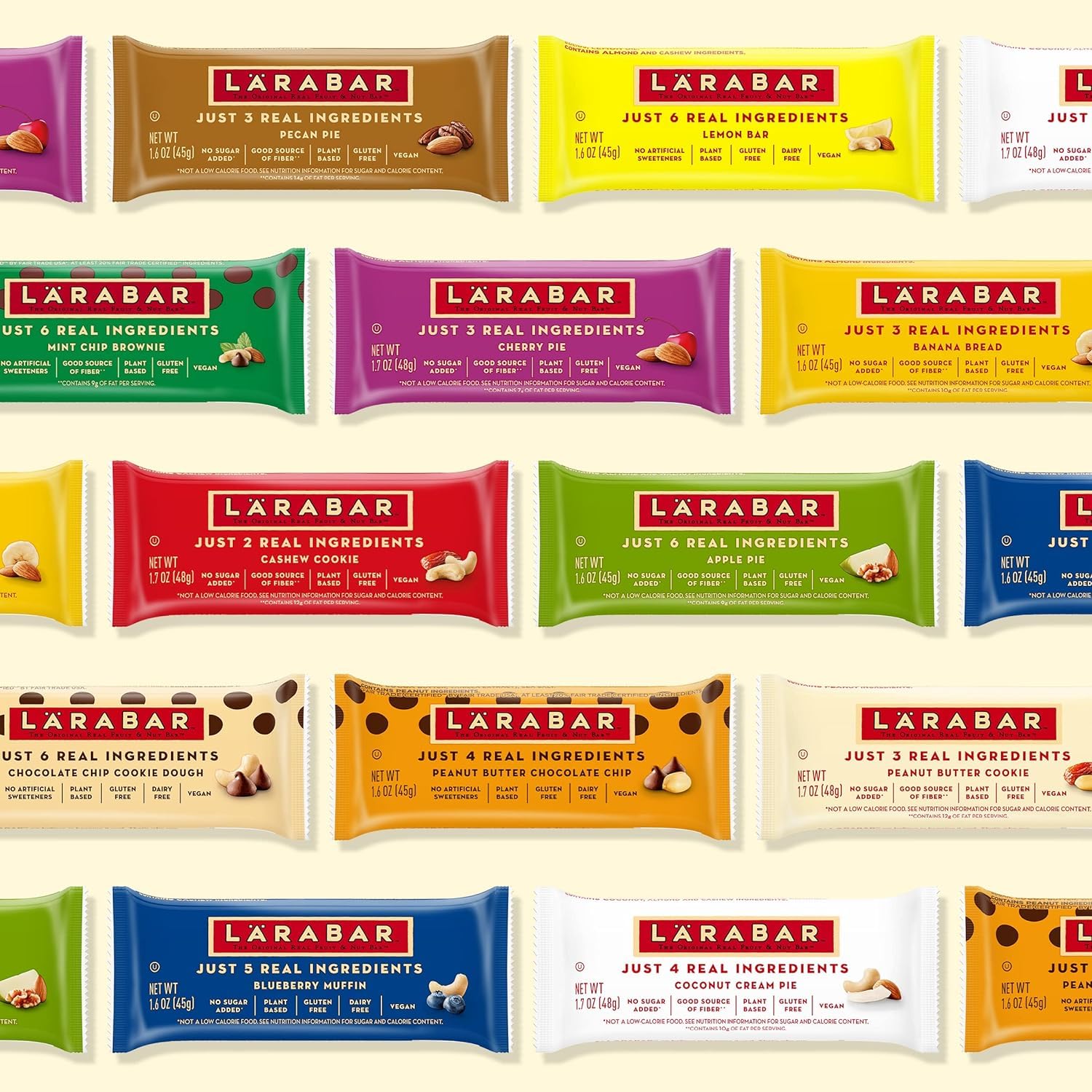 LÄRABAR Coconut Cream Pie bar featuring tropical flavor and portability.