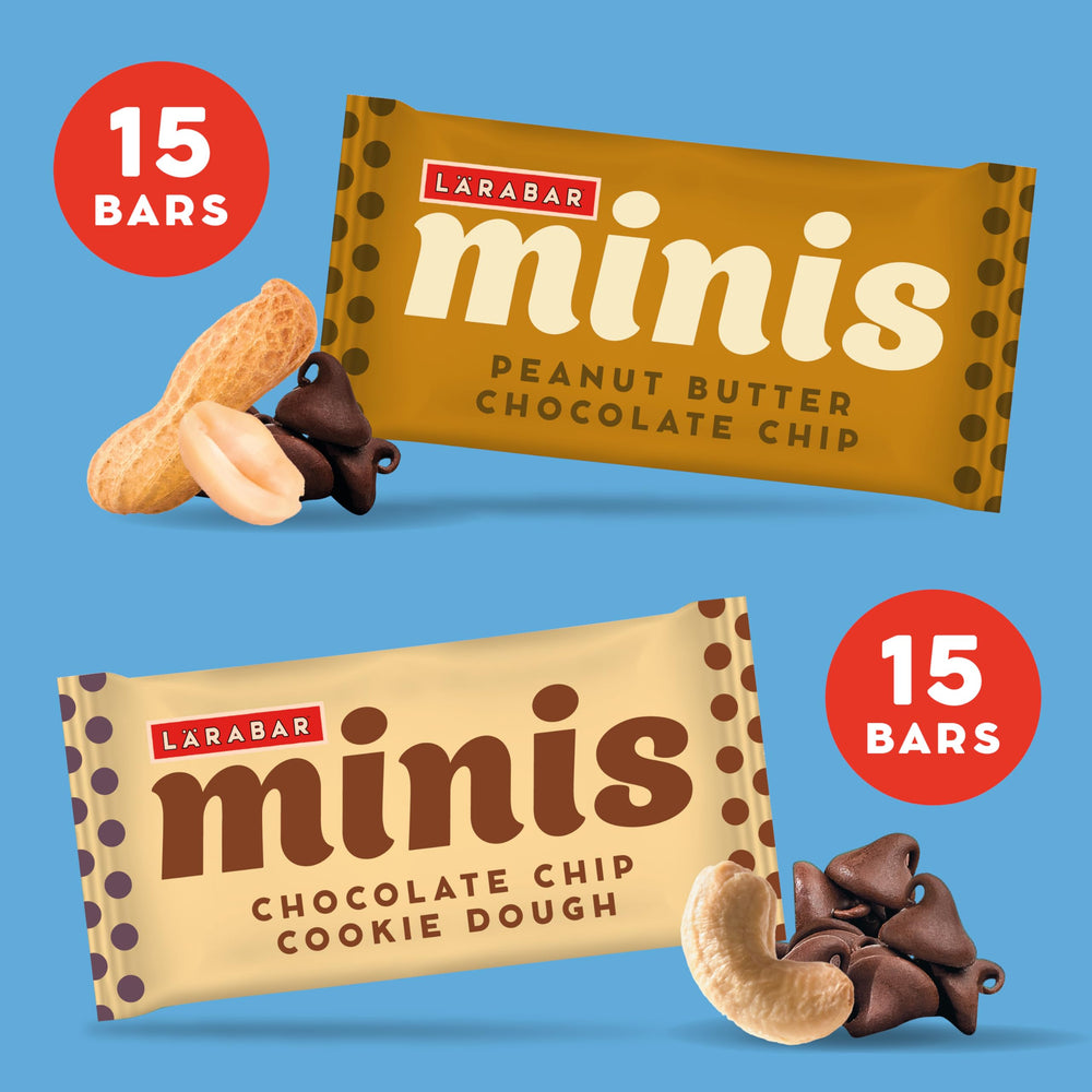 Larabar Minis on-the-go packaging, ideal for lunch boxes or gym bags.