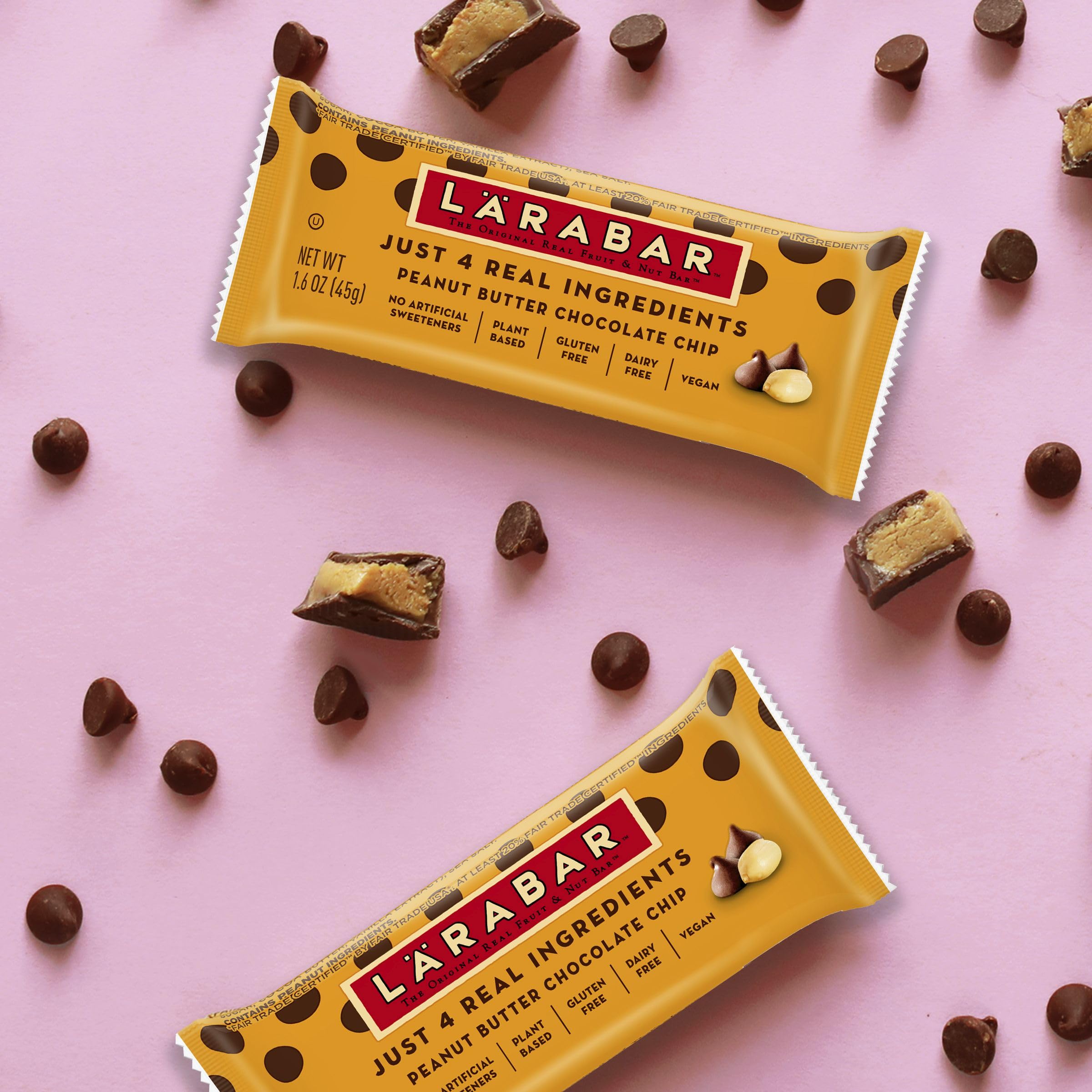 LÄRABAR bar held in hand, ideal for mid-day energy.