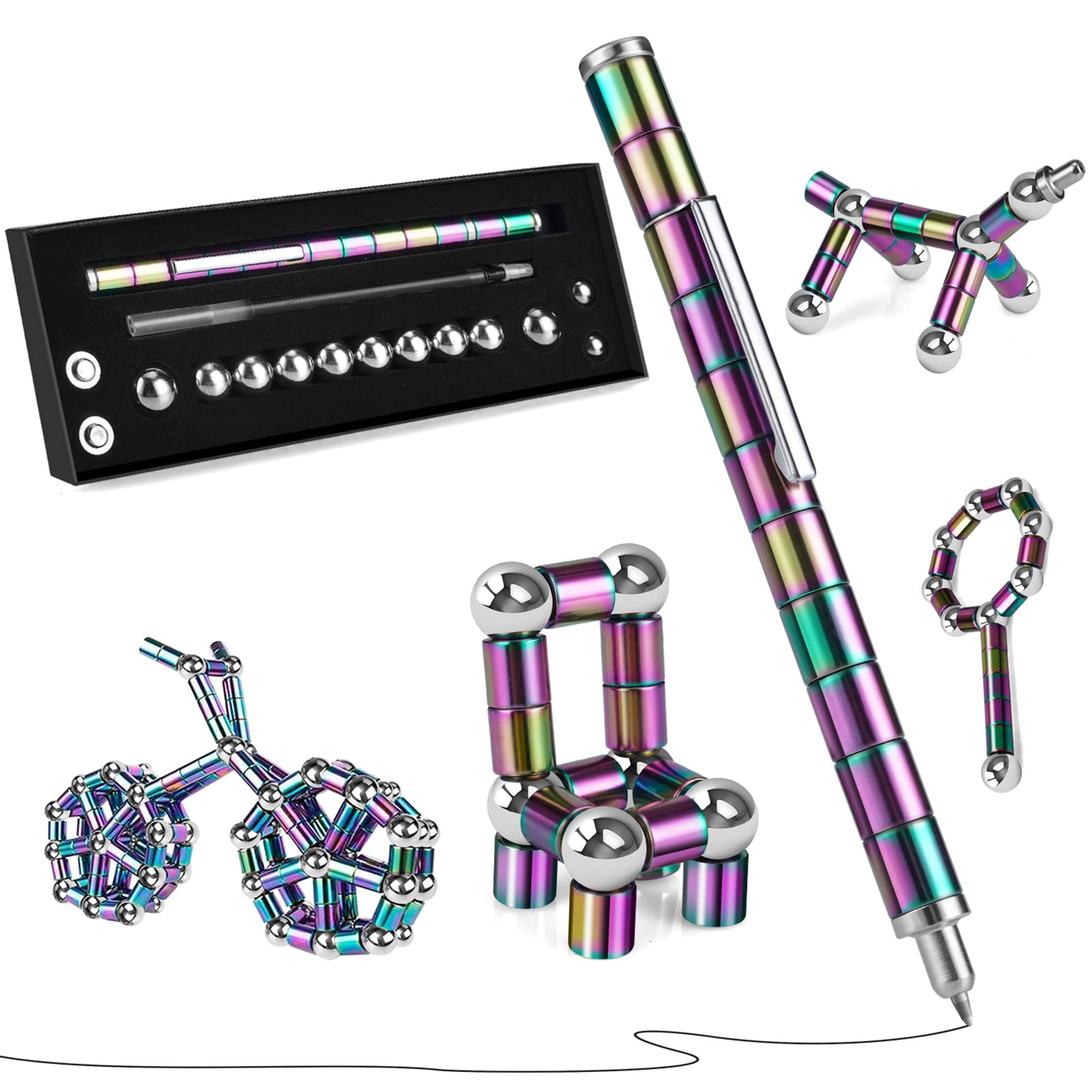 LARAH Color Fidget Pen pack with desk play and gifting.