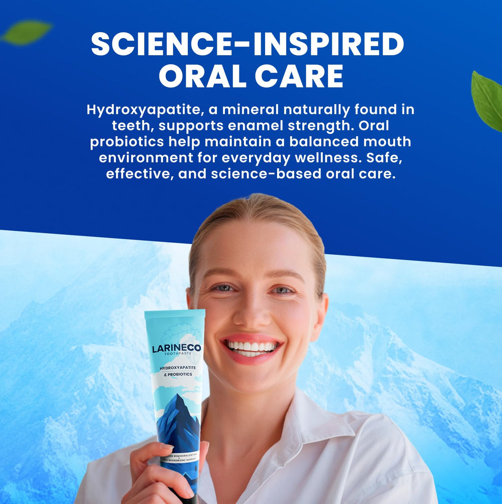 Larine co toothpaste with chamomile and myrrh supports gum comfort