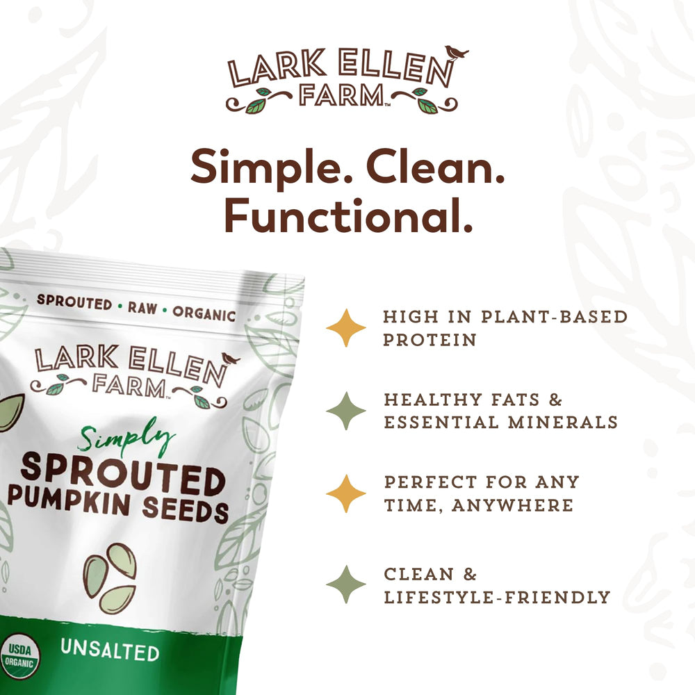 Lark Ellen Farm seeds tossed with salad and granola for a crunchy boost.