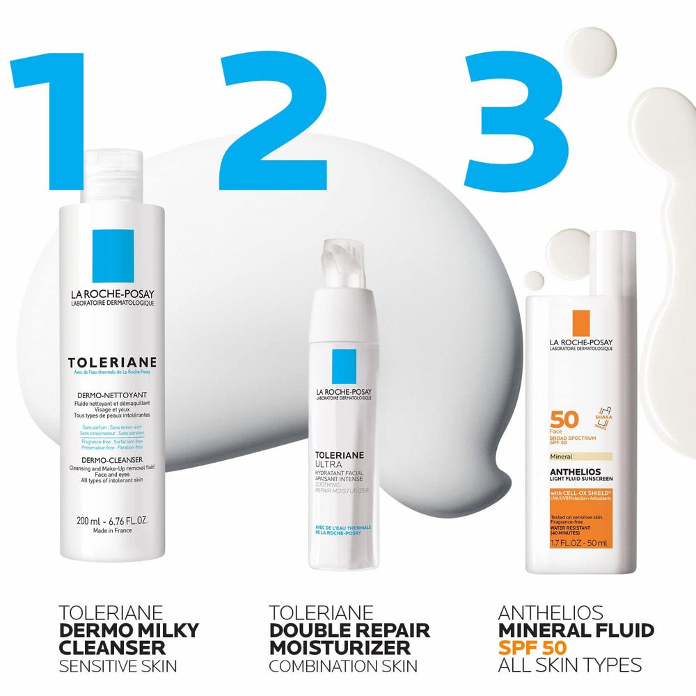 How-to steps for applying Anthelios Kids sunscreen