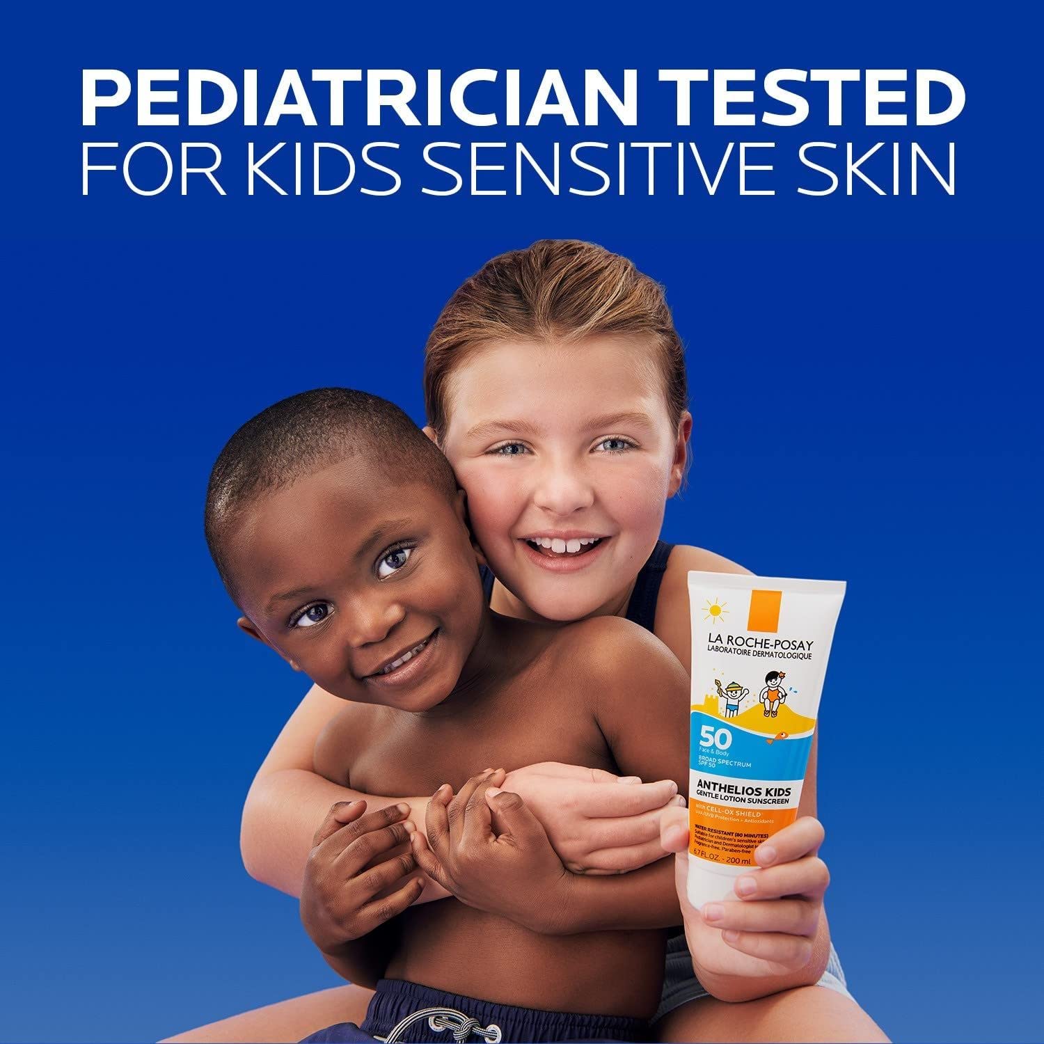 Anthelios Kids 80-minute water resistance for active play