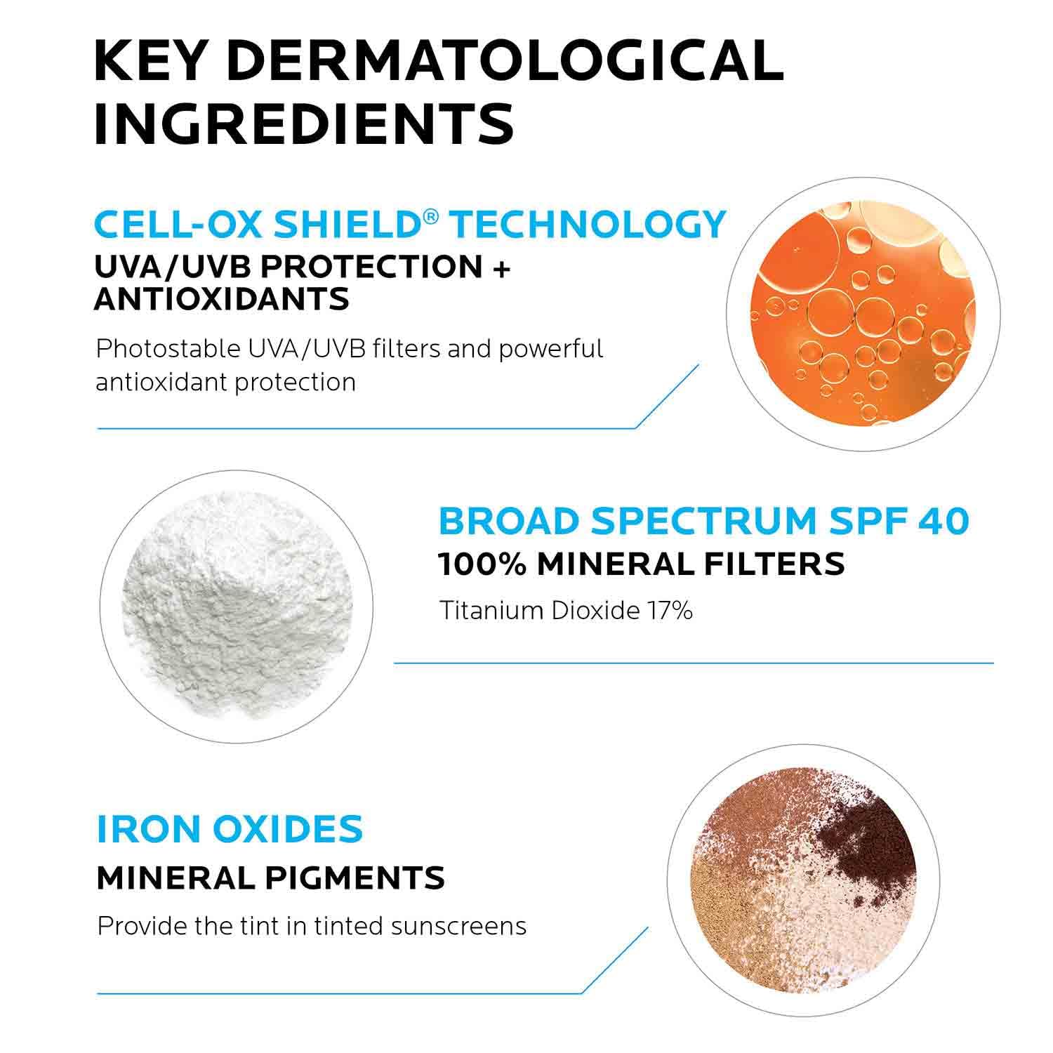 Subtle veil from La Roche-Posay Anthelios tinted mineral sunscreen enhances radiance.