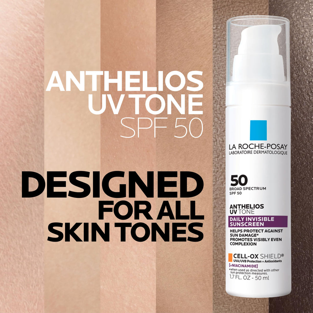 Packaging box highlighting Niacinamide and broad-spectrum protection.