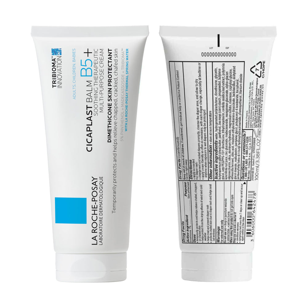 Protective barrier against wind and cold with La Roche-Posay Balm B5+.