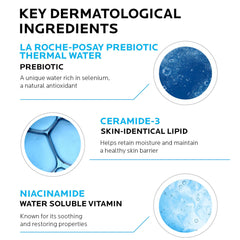 La Roche-Posay Face Wash foaming texture close-up highlighting gel-like foam.
