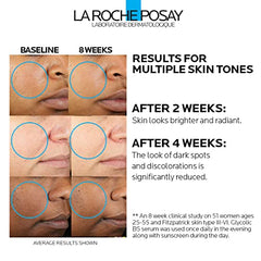 La Roche-Posay Glycolic B5 serum dropper ready for nighttime use.