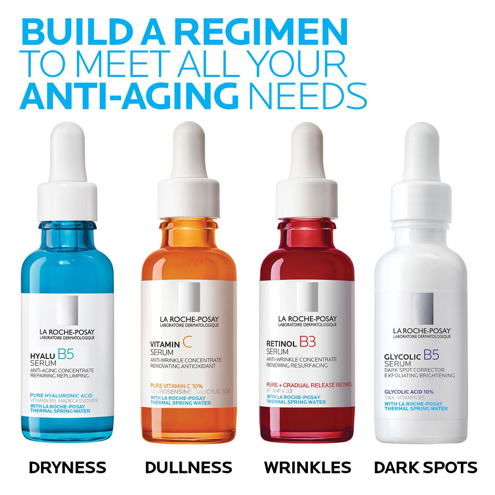 La Roche-Posay Glycolic B5 serum suitable for diverse skin tones.