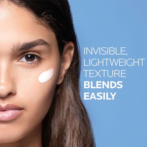 La Roche-Posay Mela B3 sunscreen cream swirl shows texture and blend.