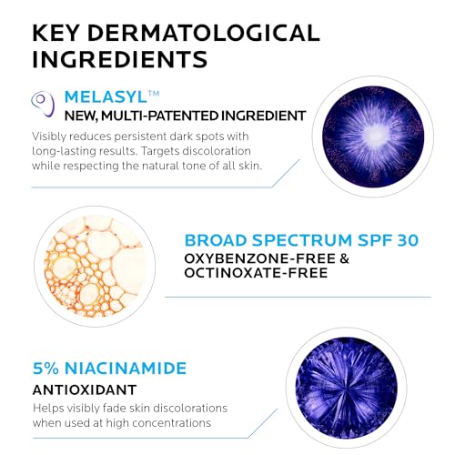La Roche-Posay Mela B3 sunscreen SPF 30 label highlights trusted protection.