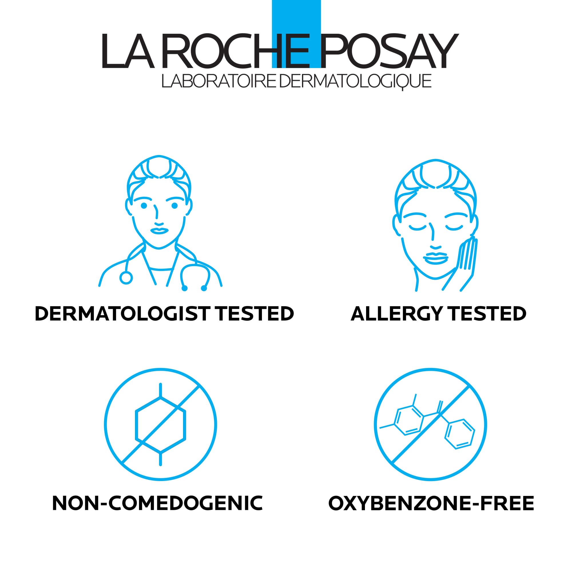 La Roche-Posay Mela B3 sunscreen travel packaging for on-the-go protection.