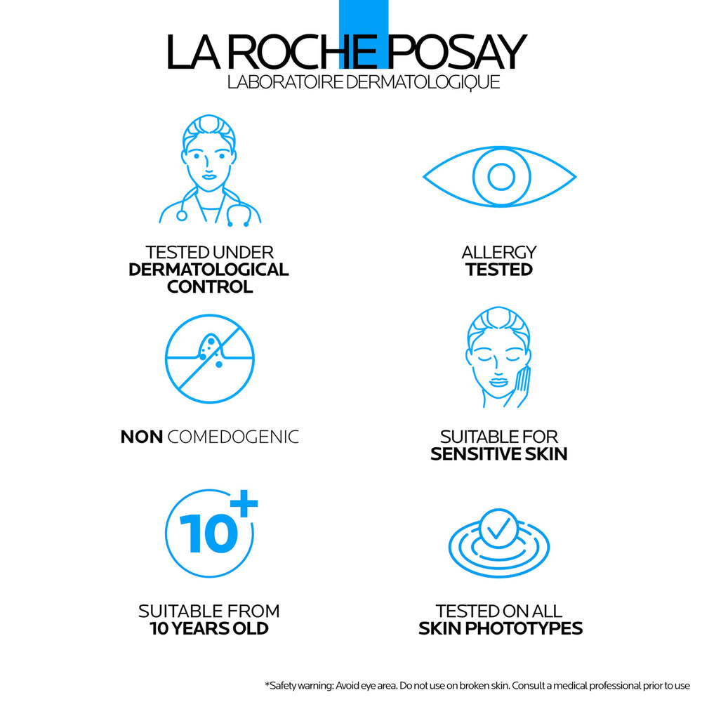 La Roche-Posay Niacinamide image highlighting fading dark marks and discoloration.