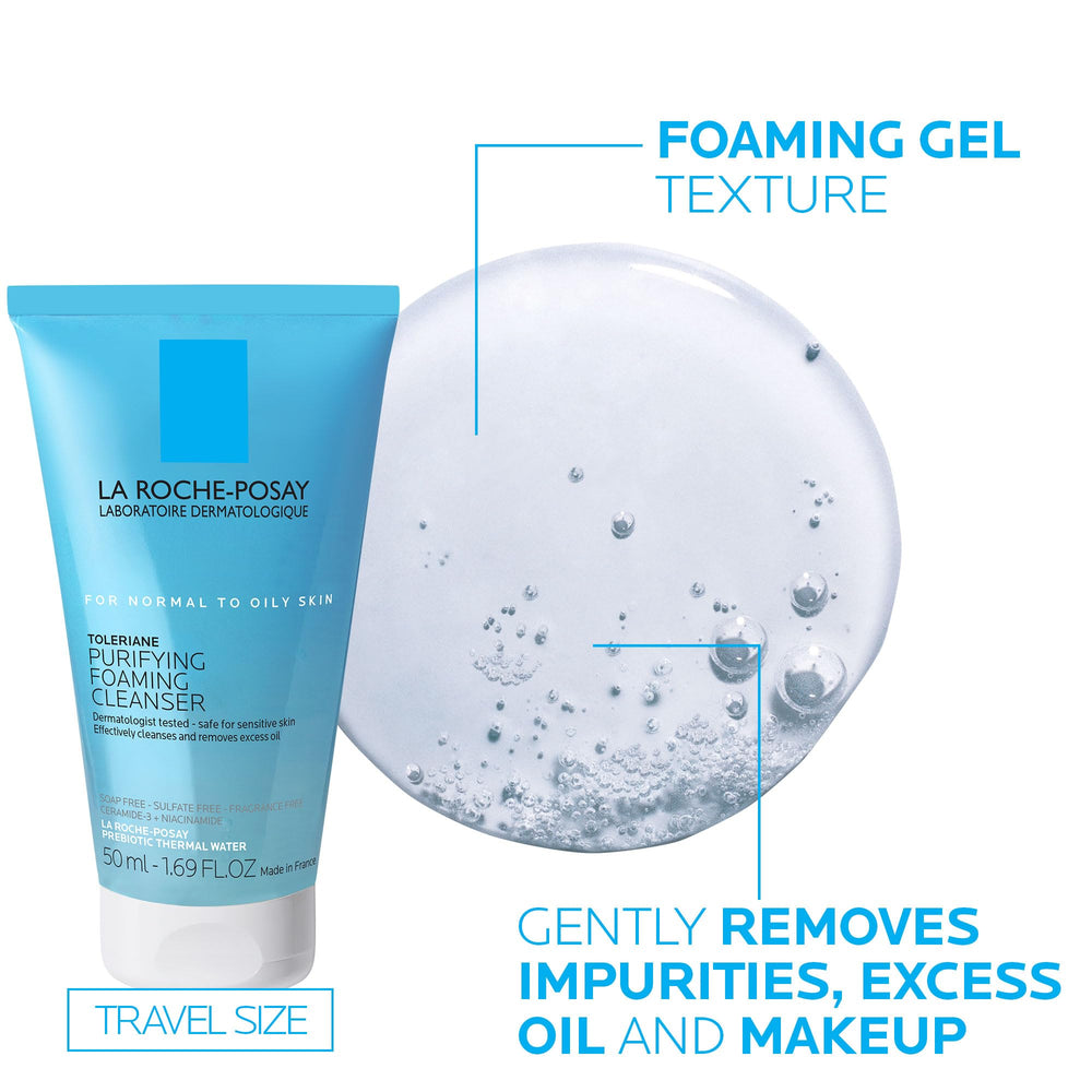 La Roche-Posay Prebiotic Thermal Water ingredient image emphasizing skin-soothing components.
