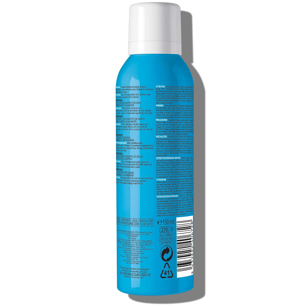 La Roche-Posay Serozinc aids daily oily-skin routines with a refreshing mist.