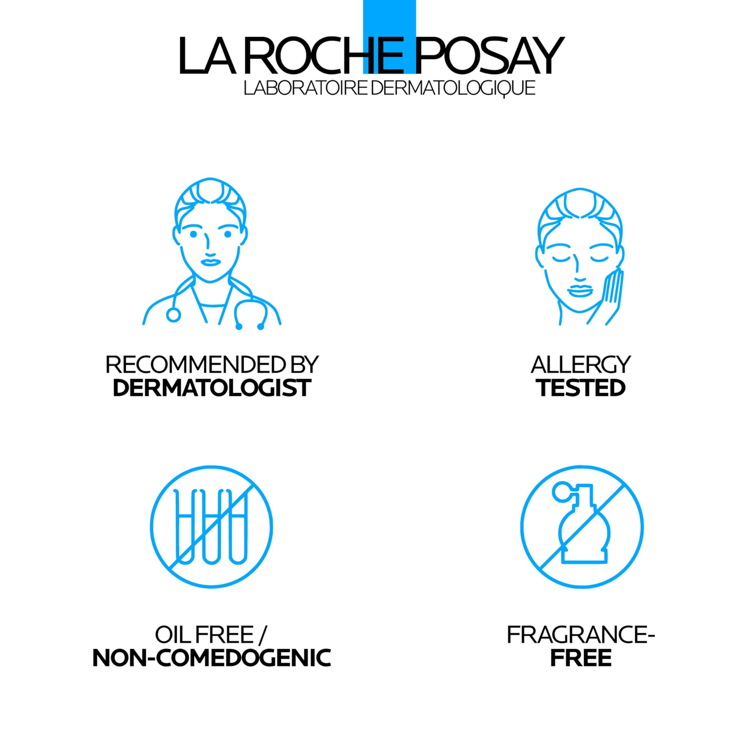 La Roche-Posay Toleriane Double Repair Matte SPF 30 shine-free finish on skin