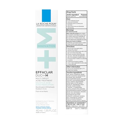 La Roche-Posay non-greasy formula preventing shine during day wear.