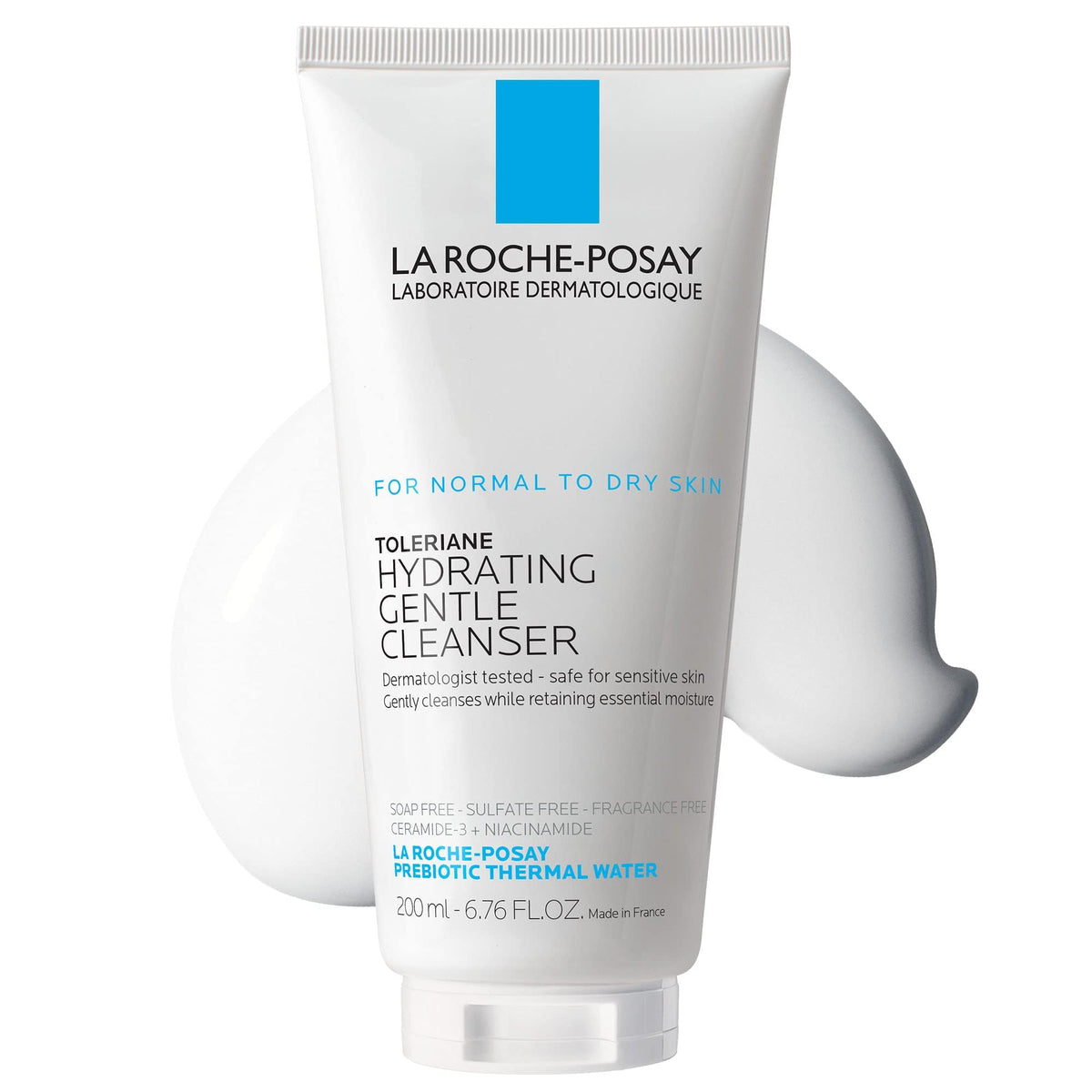 La Roche-Posay Toleriane Hydrating Gentle Cleanser bottle front for daily hydration