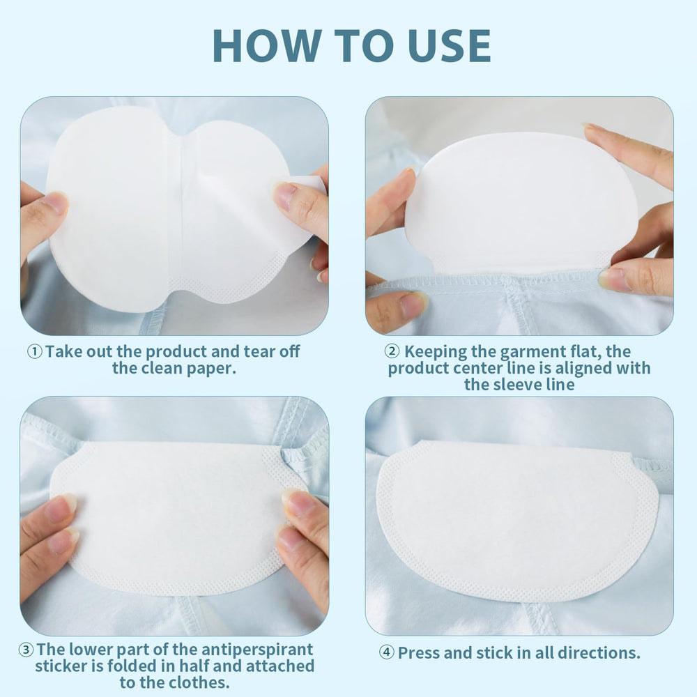 LARUOOUU armpit pads deliver up to 12 hours of freshness.