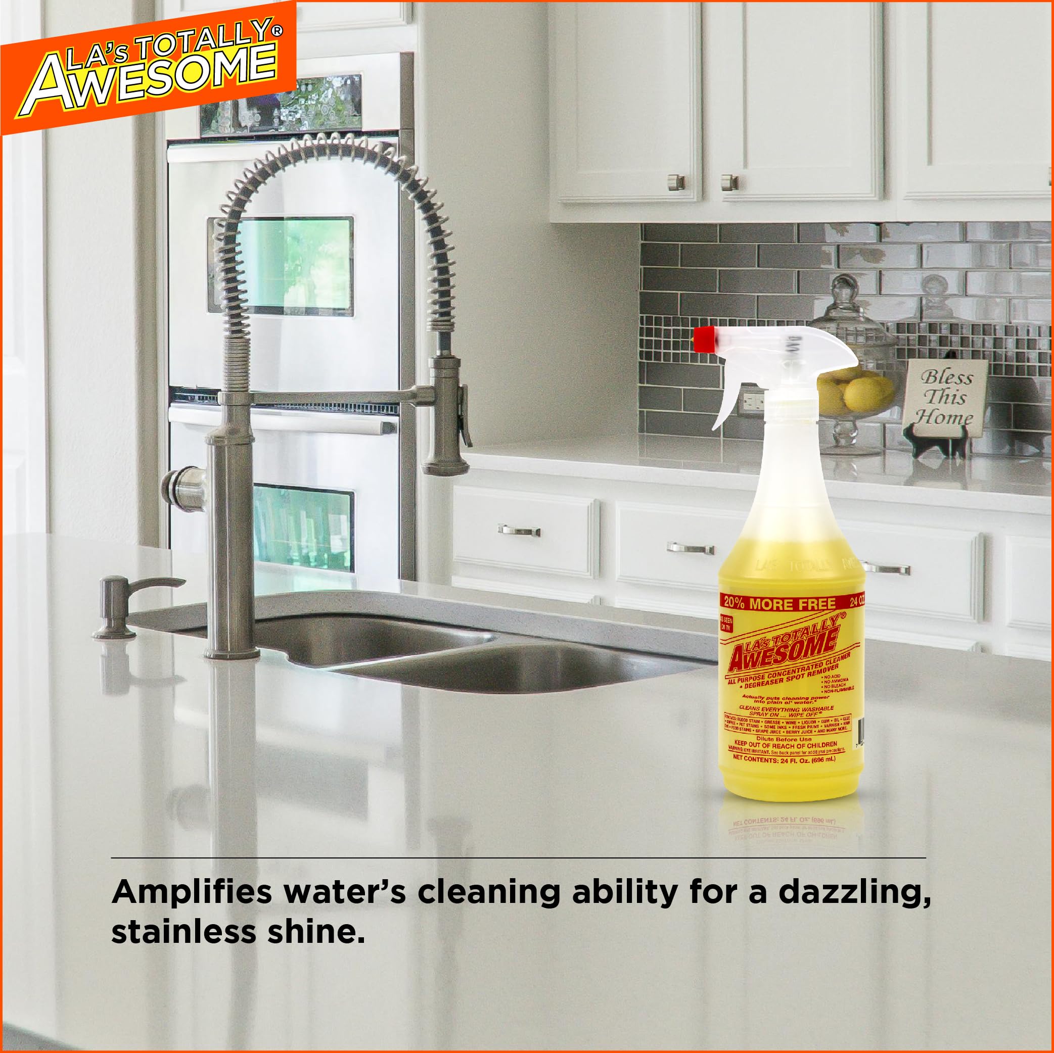 LA's Totally Awesome cleaner for car interiors removes grime