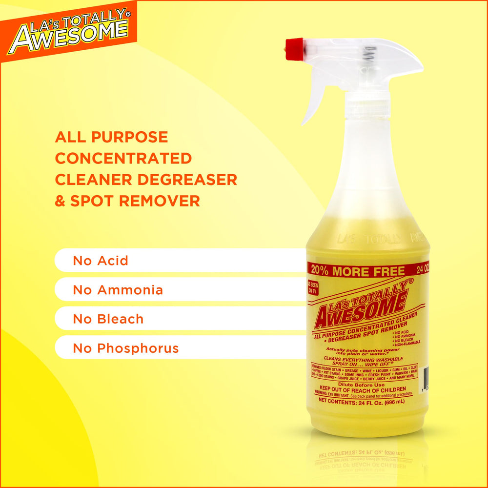 LA's Totally Awesome cleaner on wood floors cleans safely and evenly