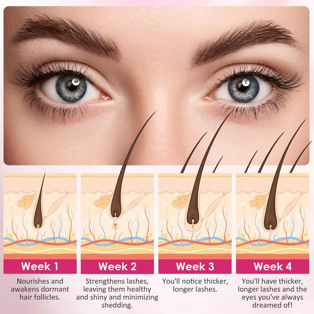LASH by Maya Serum product card notes 5ml size.
