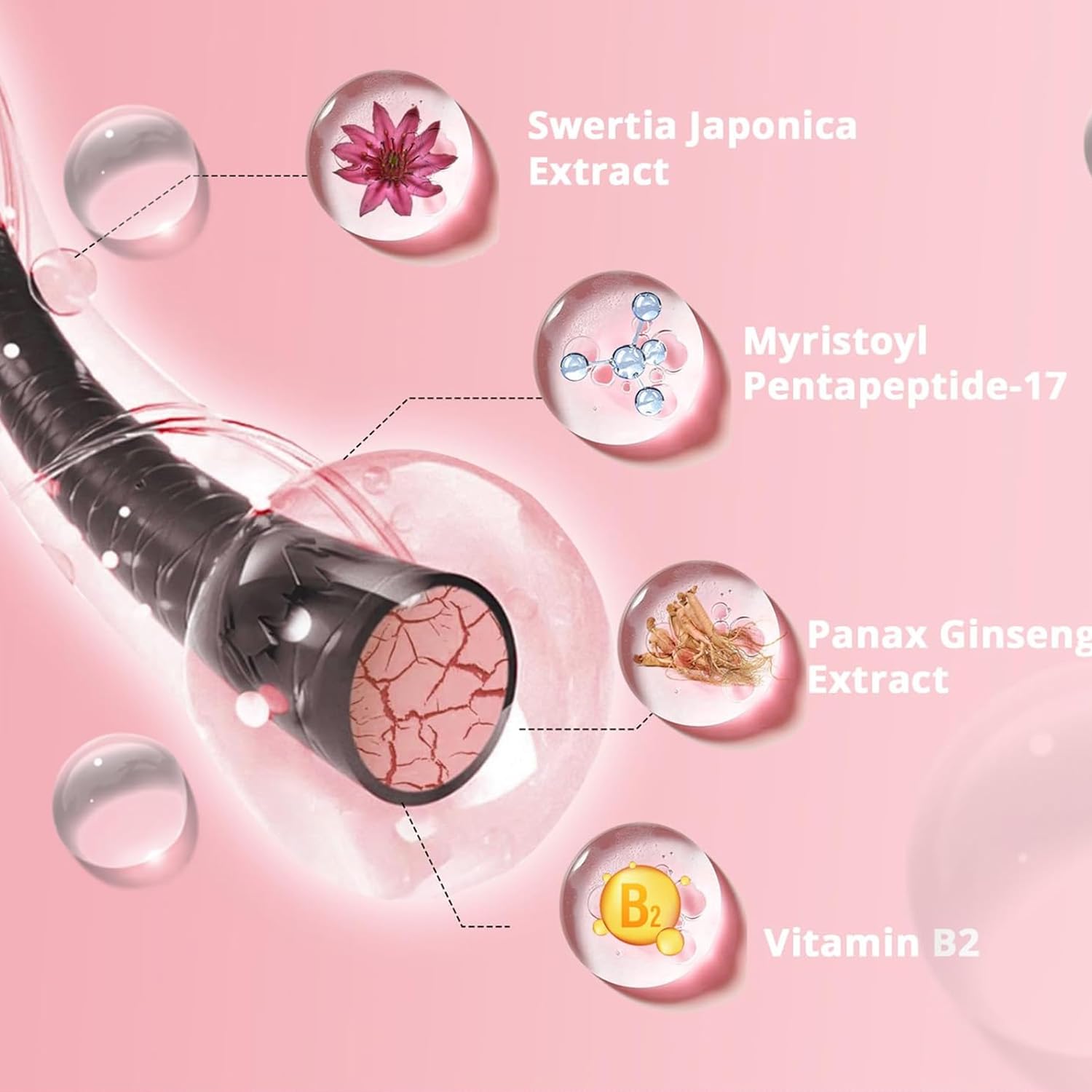 Serum dropper tip ready for precise lash care.