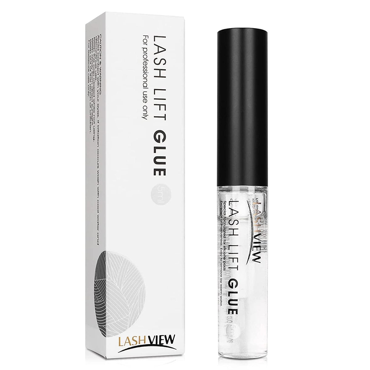 LASHVIEW Lash Lift Glue bottle 5ml for precise lift applications.