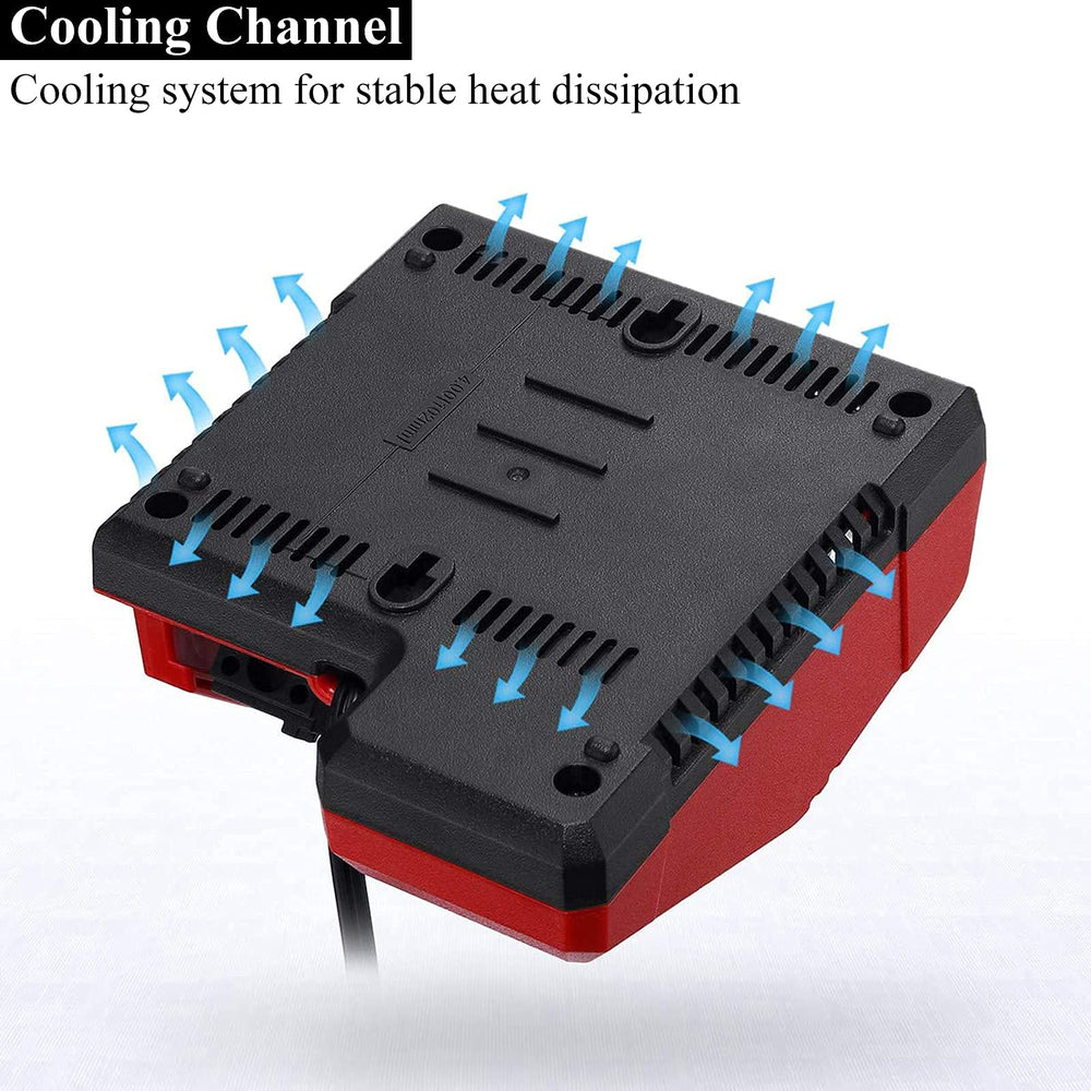 Lasica charger supports 100-240V input for global use
