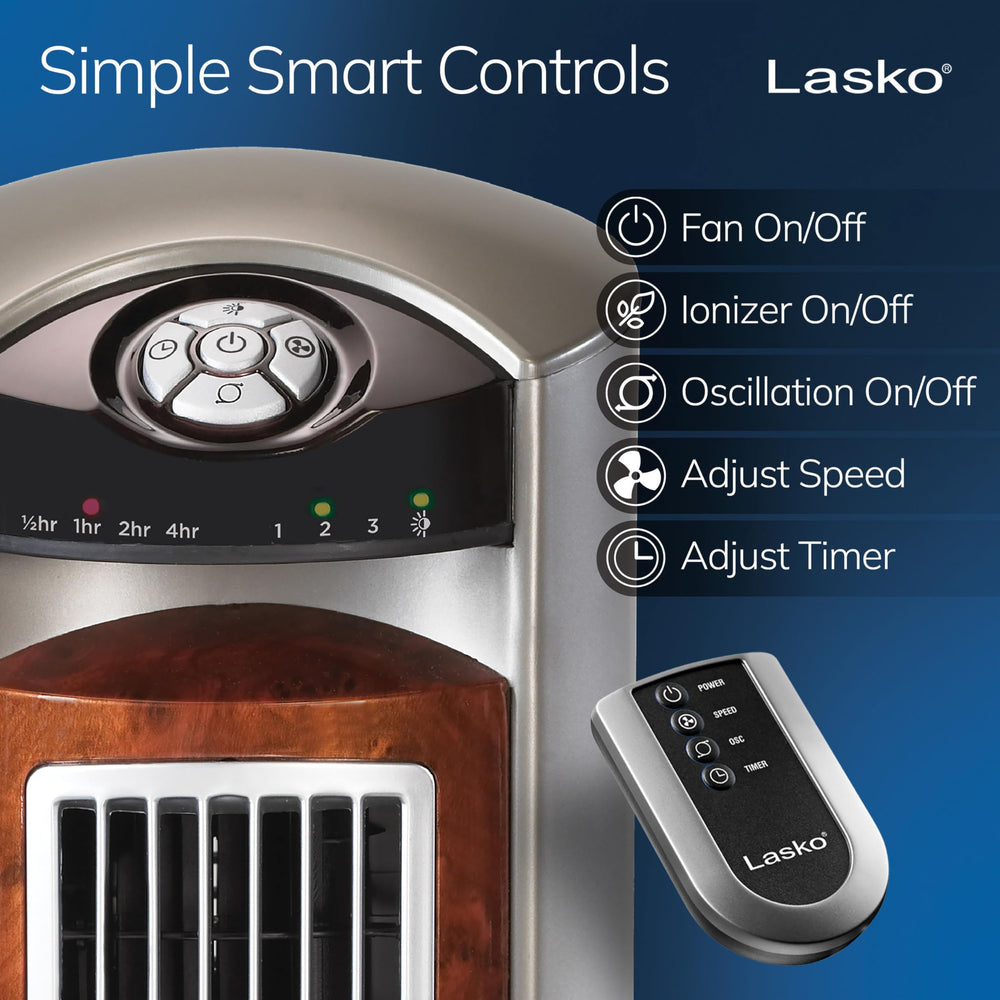 Lasko quiet operation keeps bedrooms calm during sleep