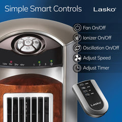Lasko quiet operation keeps bedrooms calm during sleep
