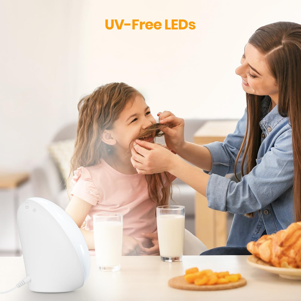 LASTAR Sun Lamp display of four color temperatures for versatile lighting moods
