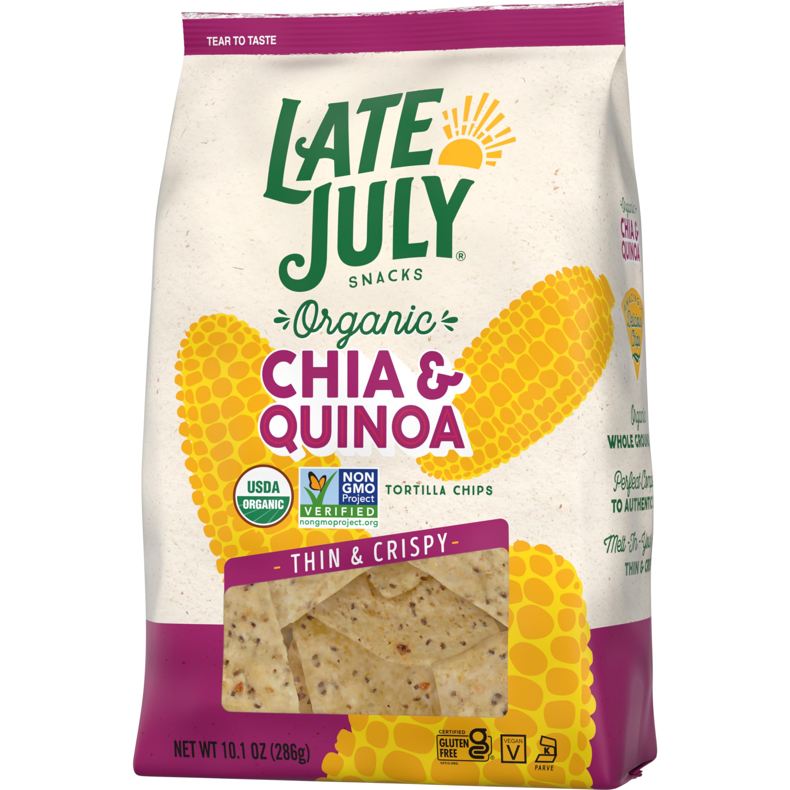 Late July chips served as a quick, shareable snack