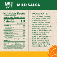Late July Mild Salsa ingredients—onions and garlic delivering fresh, bold flavor.