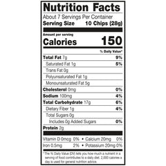Late July Sea Salt Dippers bag back shows organic and non-GMO labeling.
