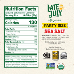 Late July tortilla chips thin crispy close up ideal for dipping.