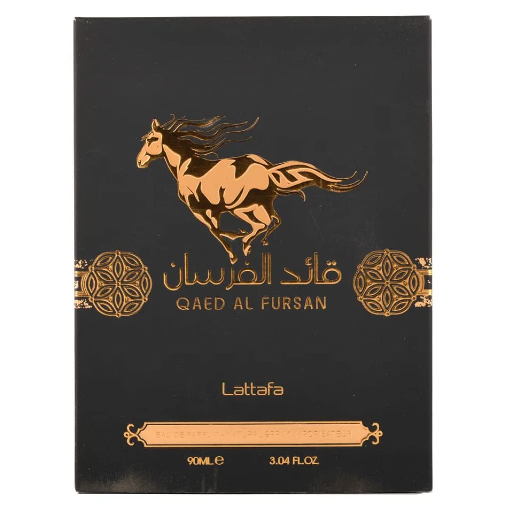 Lattafa Qaed Al Fursan amber glow conveys lasting warmth