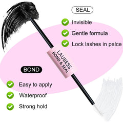 LAUBESS curved brush during glue application enables precise bonding.