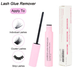 LAUBESS LASH remover sensitive eyes formula, gentle on delicate skin.