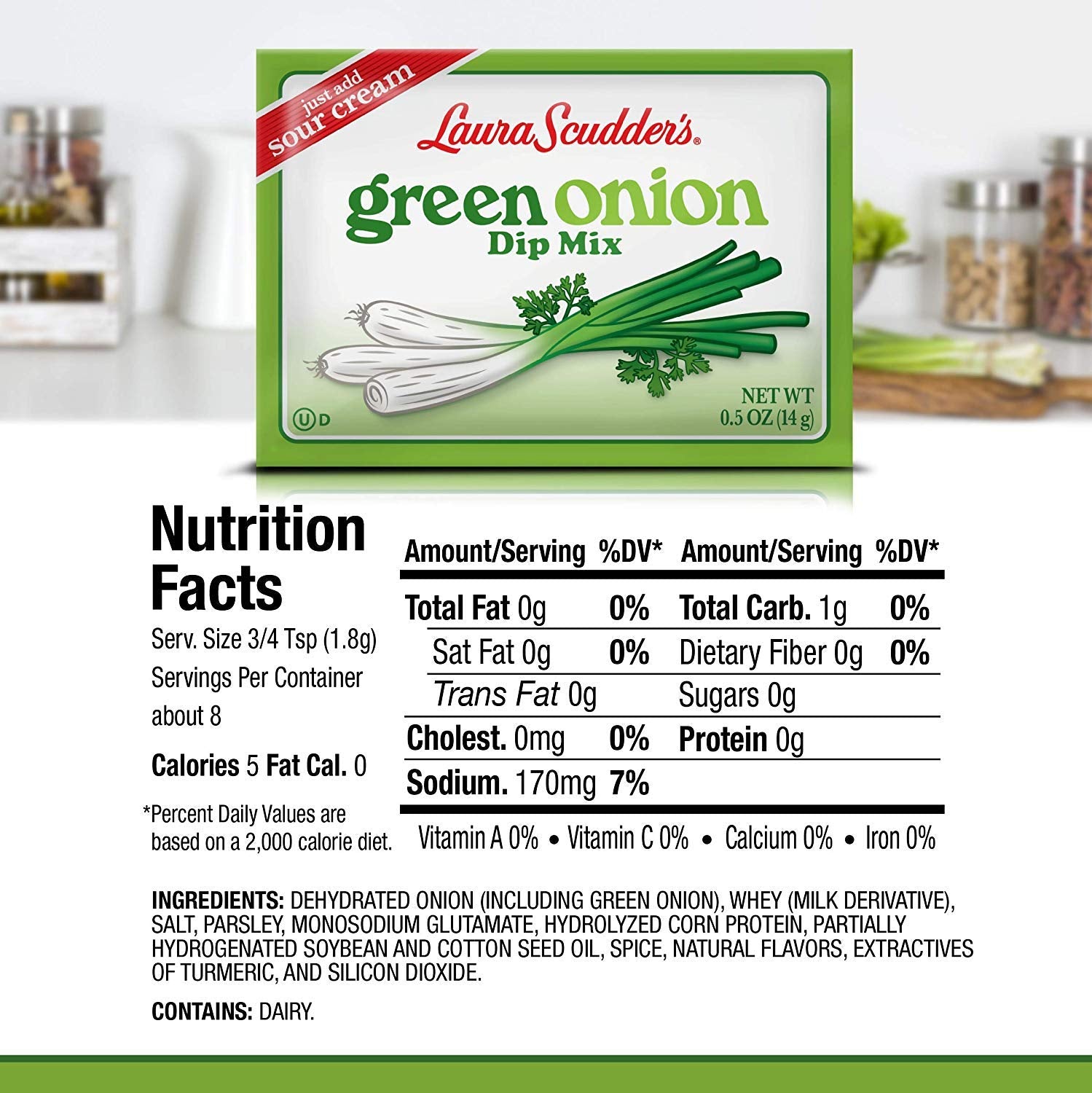 Laura Scudder's Green Onion Dip Mix whisked into mayo for a quick fry dip