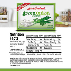Laura Scudder's Green Onion Dip Mix whisked into mayo for a quick fry dip