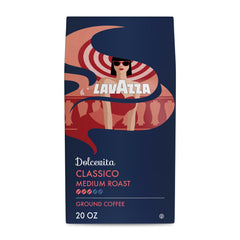 Lavazza Classico ground coffee bag for everyday brewing.
