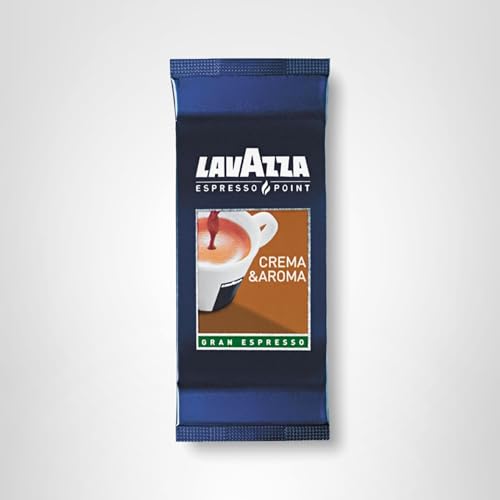 Lavazza Crema e Aroma capsules close-up, highlighting intense aroma for espresso lovers.