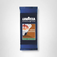 Lavazza Crema e Aroma capsules close-up, highlighting intense aroma for espresso lovers.