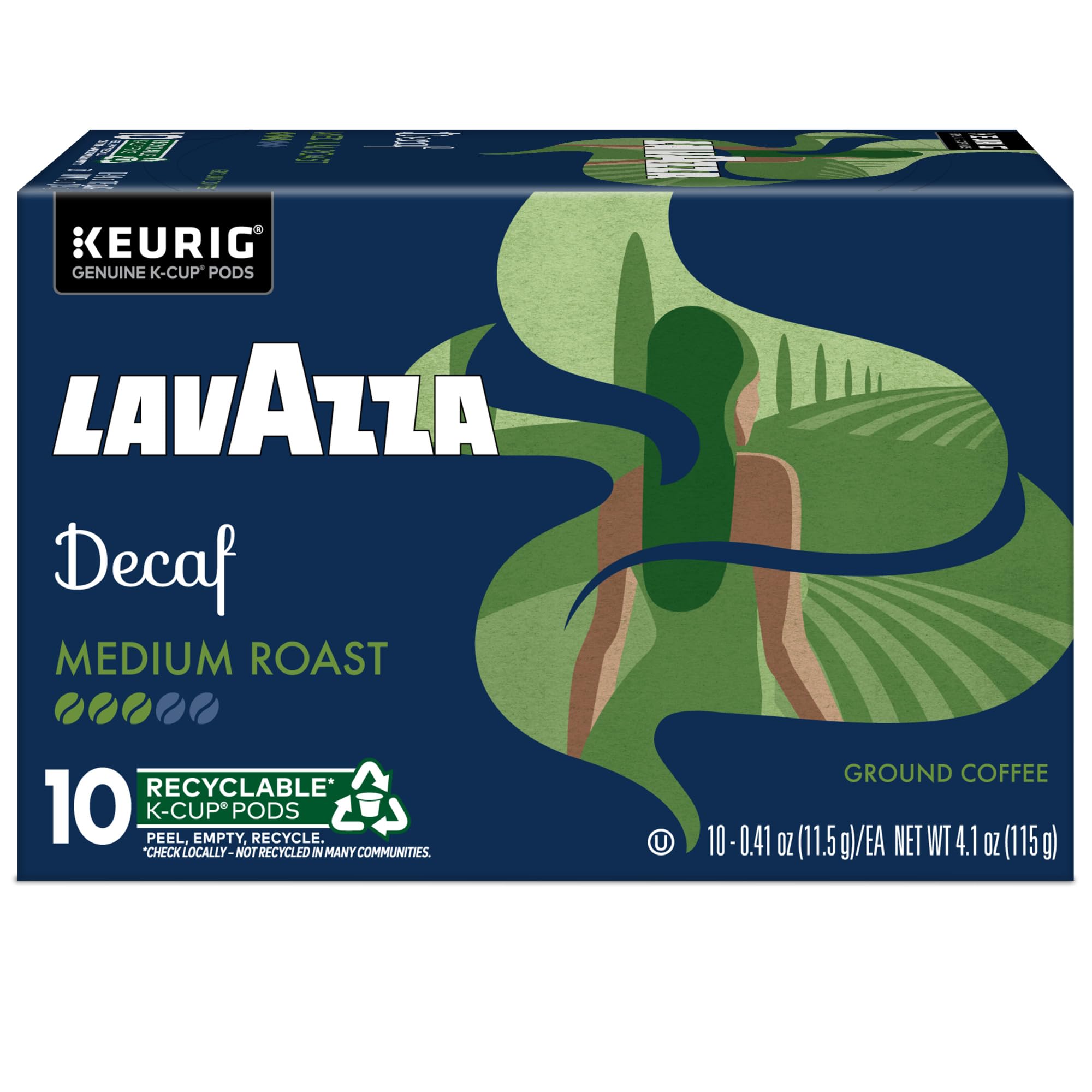 Lavazza Decaf 60-count box six packs, great value for households.