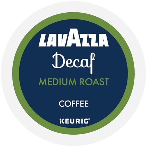Lavazza Decaf K-Cups easy-use design for compatible coffee makers.